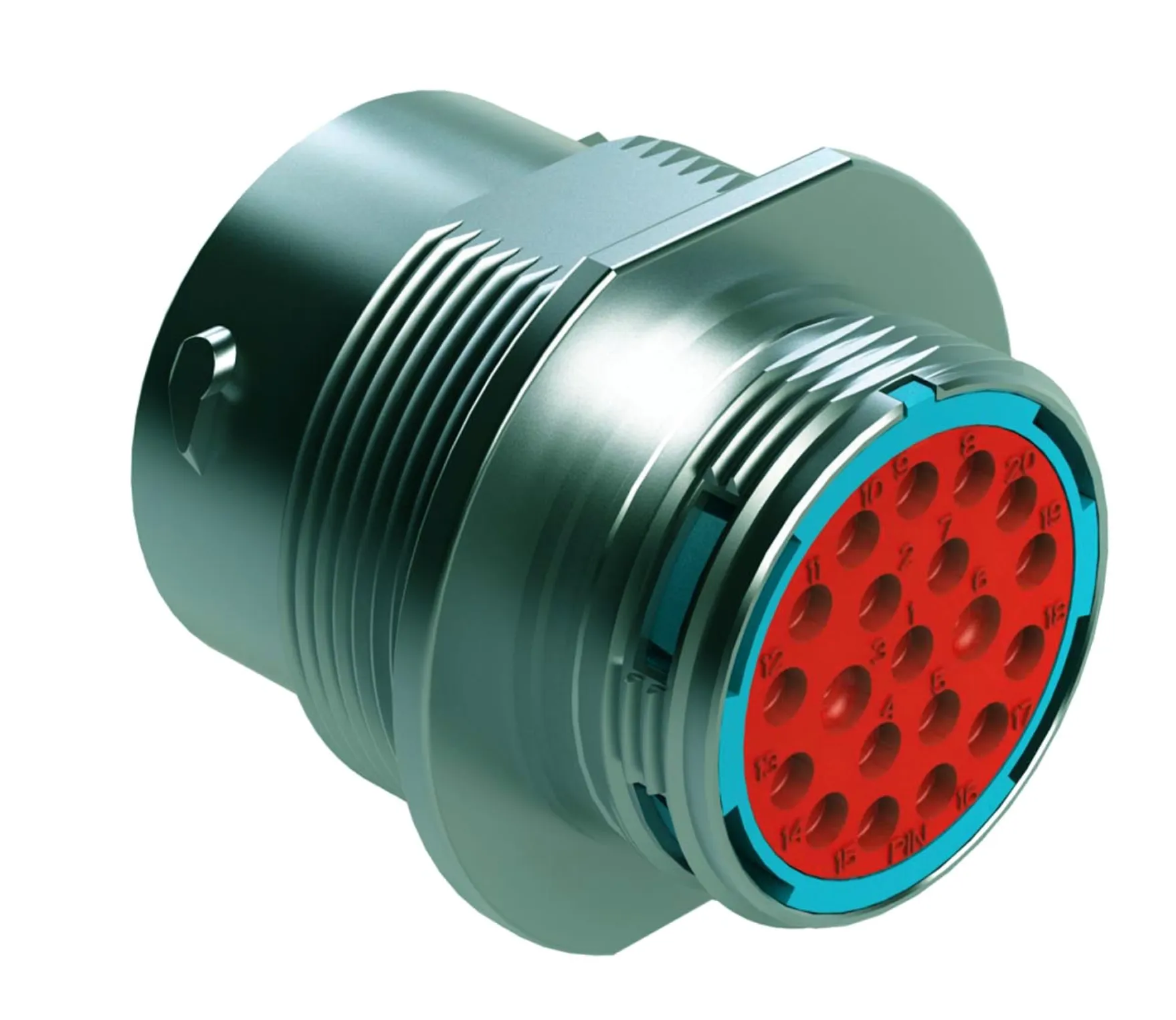 Automotive Connectors SZ 18 RCPT 20 POS PIN RED ARGMNT